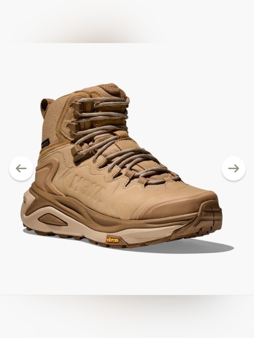 HOKA ONE ONE Kaha 3 GTX Women's Hiking Boots Brown US 10.5 Medium 1162531-GBK